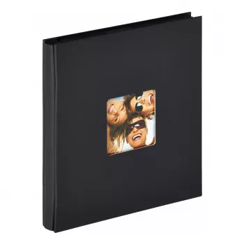 Walther Fun melns 10x15 400 foto ieliekamais albums EA110B — melns — 400 kabatiņas — XL — 310 mm — 330 mm — 3 cm