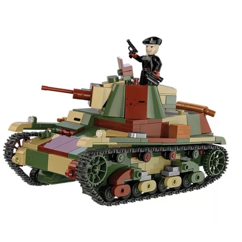 Cobi Building Blocks Light Tank 7TP modelis, 669 detaļas, COBI-2661