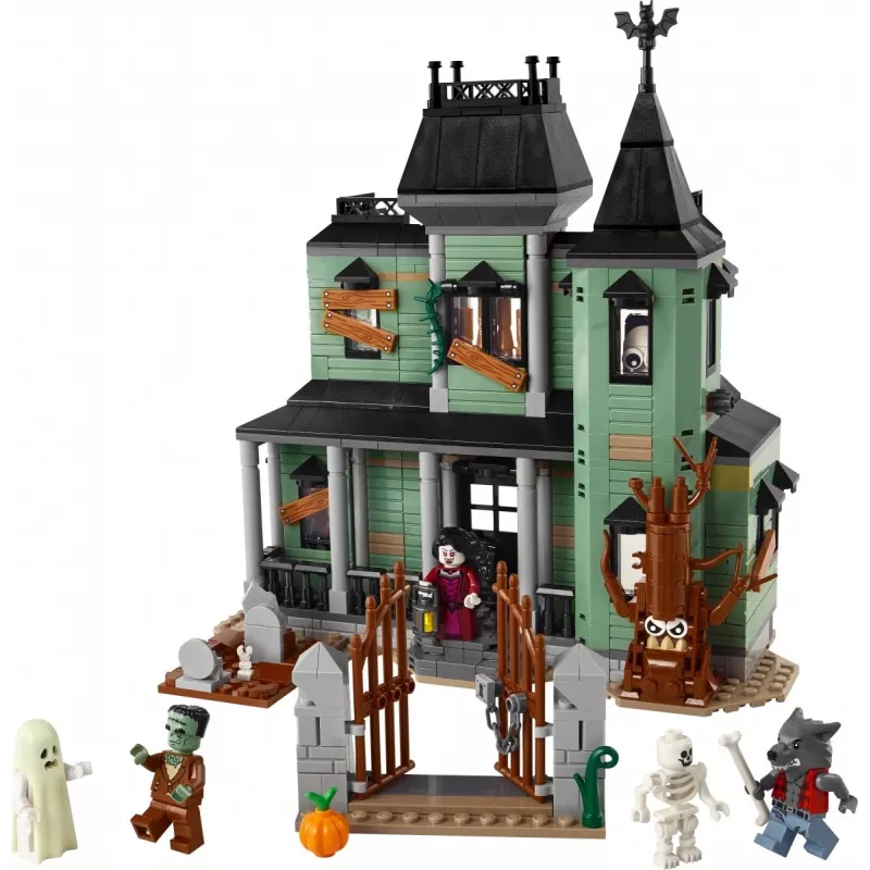 Konstruktors LEGO Creator 3-in-1 Haunted House modelis 31167 — 736 detaļas, 3 būvējumi, 5 minifigūras