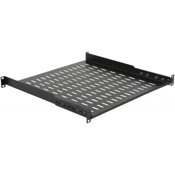 Plaukts statīvam LOGON RAS405BL, melns, 50 kg ietilpība, 19 collas