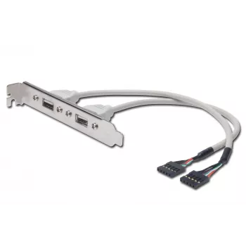 USB slota kronšteina kabelis Digitus AK-300301-002-E