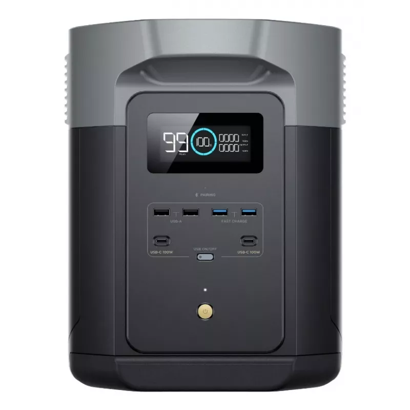EcoFlow DELTA 2 Max pārnēsājama elektrostacija litija dzelzs fosfāta (LiFePO4) 2400 W 23 kg