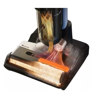 Tineco Floor One S6 Flashdry Pet stieņa putekļsūcējs ar akumulatoru Sauss/mitrs HEPA Bez maisa Melns, tumši zils, pelēks 4 Ah