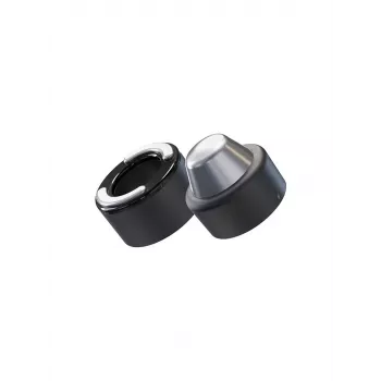 Sejas masētājs Therabody Theraface Hot & Cold Rings FG Melns — 67 mm, bezvadu, 2 programmas, OLED displejs