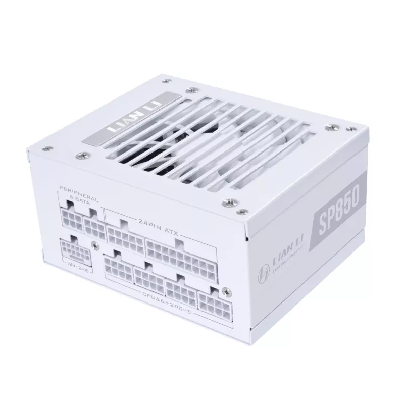 Barošanas bloks Lian Li SP0850G.W 850 W SFX 80 PLUS Gold 20+4 pin ATX balts