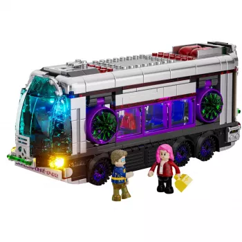 Cyberpunk Neoncity - Future Bus, celtniecības rotaļlieta