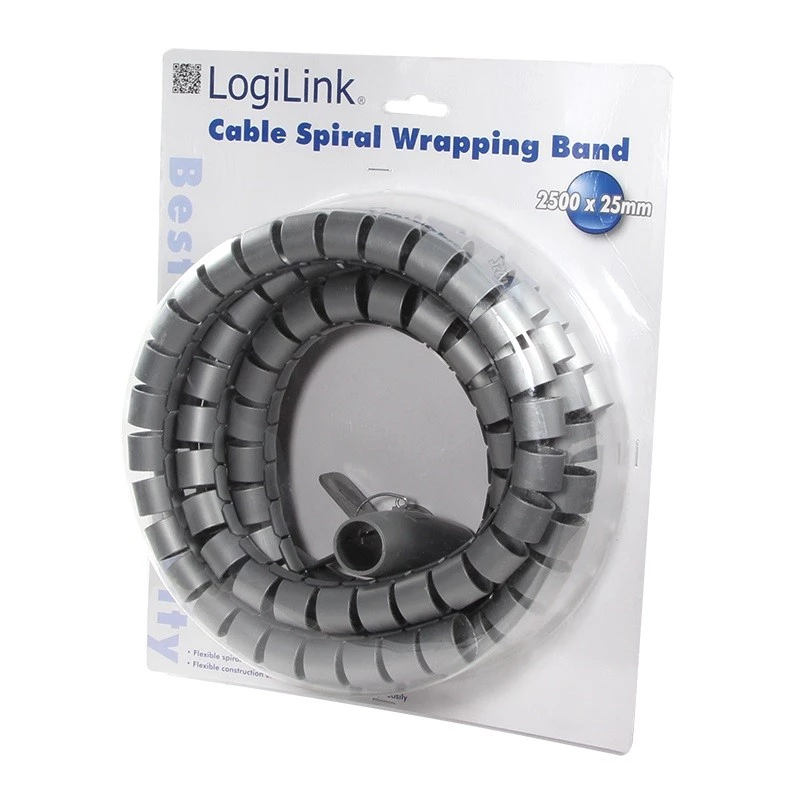 Kabeļu saite LogiLink KAB0013 Sudraba 2500 mm