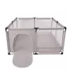 Extralink bērnu sētiņa, sausais baseins rotaļām, salokāms 126x126 cm bumbiņu baseins k-458
