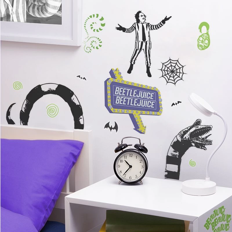 Sienas uzlīmes Paladone Beetlejuice Design PP13439BJ – Dekoratīvo sienas uzlīmju komplekts