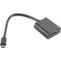 Video kabeļa adapteris S/CONN 14-05005 USB Type-C uz HDMI Type A Melns