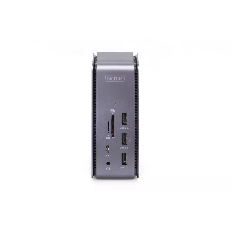 USB4 dokstacija Digitus DA-70897 8K USB Type-C 100 W jaudas piegāde