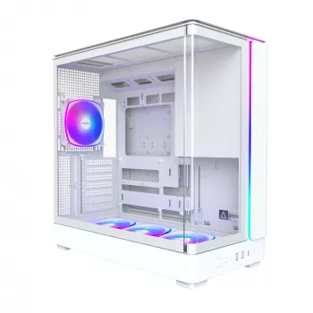 PC Case Montech KING 45 PRO (W) — Micro ATX / Mini-ITX balta midi tower