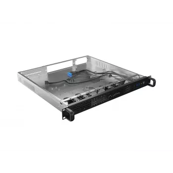 Rack Chassis Lanberg SC01-4201-10B 1U Melns 4 Ventilatori