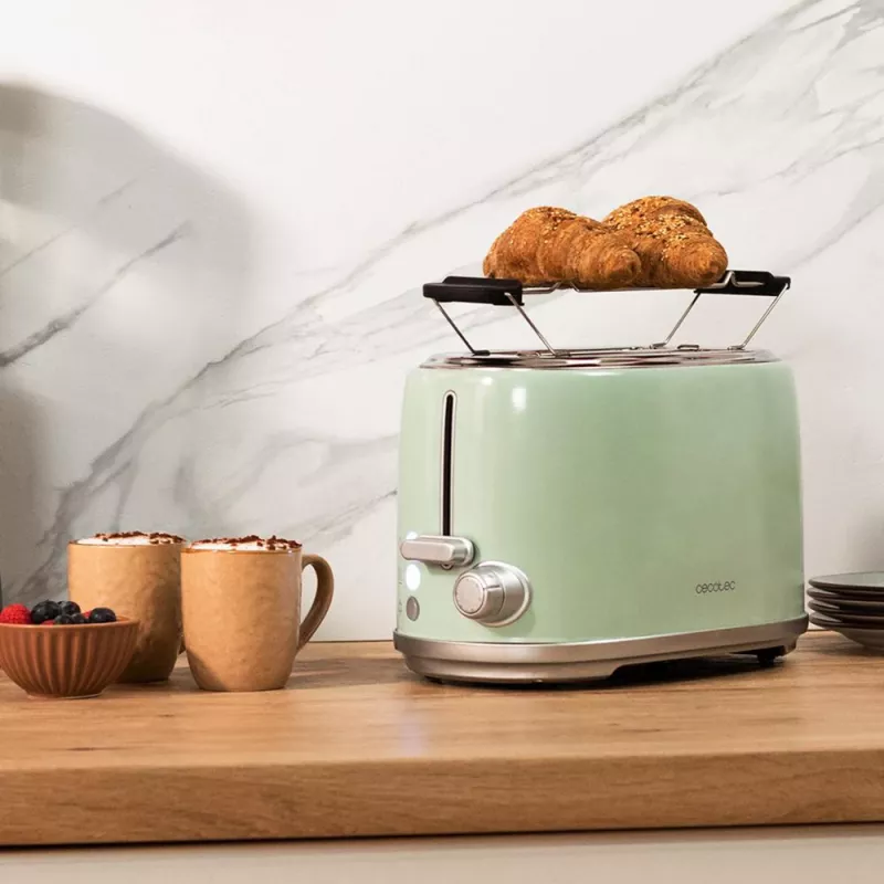 Tosteris Toast&Taste 1000 Retro Double Green (zaļš, 980 W, 2 šķēlēm)