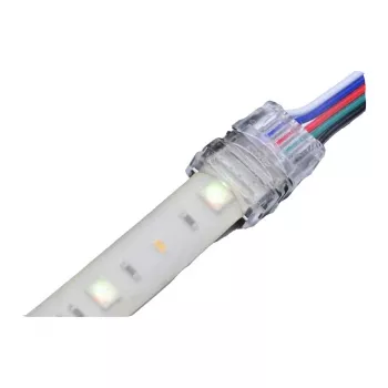 Synergy 21 LED FLEX Strip add. Easy Connect Strip to Wire 12mm RGB-W IP65/54