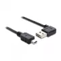 USB kabelis DeLOCK 2m USB 2.0 A - miniUSB v/v 83379 Melns