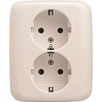 BUSCH JAEGER BJ 202 EUJ-214 202 EUJ-214 SCHUKO dubultā kontaktligzda