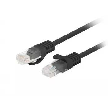Lanberg PCU6-10CC-0750-BK tīkla kabelis melns 7,5 m Cat6 U/UTP