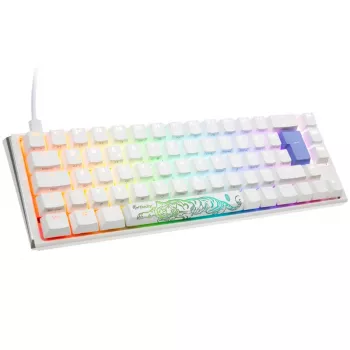Ducky One 3 Classic Pure balta SF tastatūra USB vācu izkārtojums balta (DKON2167ST-RDEPDPWWWSC1)
