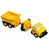 Transportlīdzekļu komplekts Popular Playthings Mix or Match Vehicles Construction Melns dzeltena