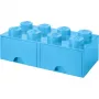LEGO Drawer Brick Drawer 8 RC40061736 gaiši zils — uzglabāšanas atvilktne LEGO klucīšiem