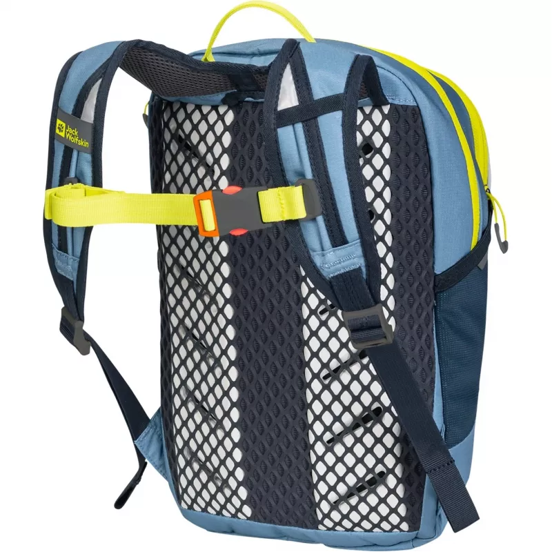 Jack Wolfskin Kids Moab Jam mugursoma - zila/neondzeltena, 12 L