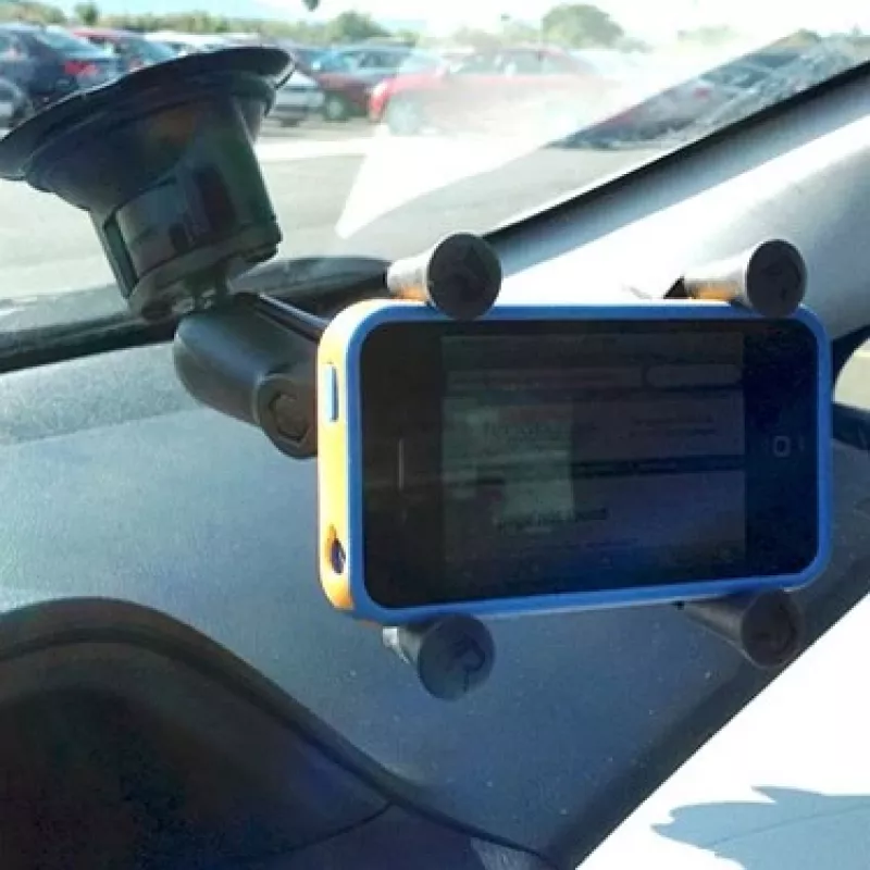 RAM Mounts X-Grip tālruņa turētājs ar pagriežamu fiksāciju un piesūcekni