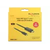 Video kabeļa adapteris DeLOCK 85259 USB Type-C uz HDMI 2m Melns