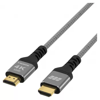 EFB Elektronik HDMI kabelis High-Speed ar Ethernet 4K60Hz Pelēks - Kabelis - Digitālais/Displejs/Video (HDMI-20-00005)