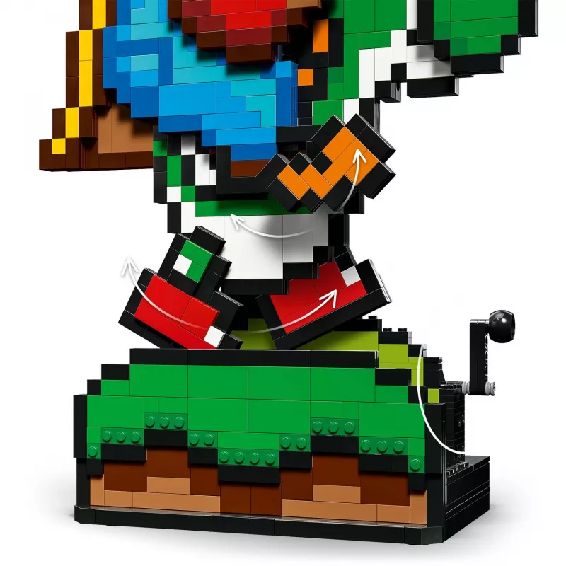 Konstrukcijas rotaļlieta LEGO Super Mario World Mario & Yoshi komplekts 71438 — interaktīvas figūras un būvējami spēles elementi
