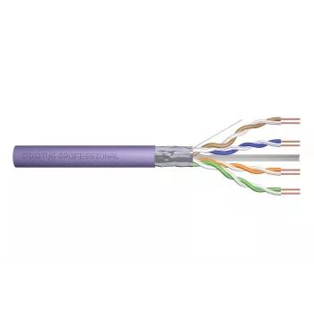 Tīkla kabelis Digitus DK-1624-VH-1 F/UTP Cat.6 100m Melns