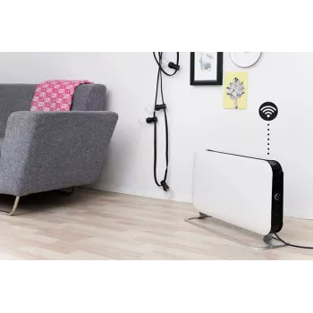 Mill konvekcijas telpu sildītājs CO1200WIFI3, 1200 W, WiFi+lietotne, piemērots telpām līdz 18 m², balts