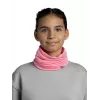 Daudzfunkcionāla bērnu bandana Buff Merino Lightweight – viengabalaini rožaini rozā, bezšuvju merino vilnas galvassega bērniem