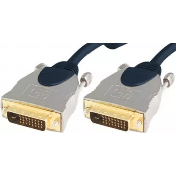 DVI kabelis ShiverPeaks SP77441 1.5 m DVI-D zils