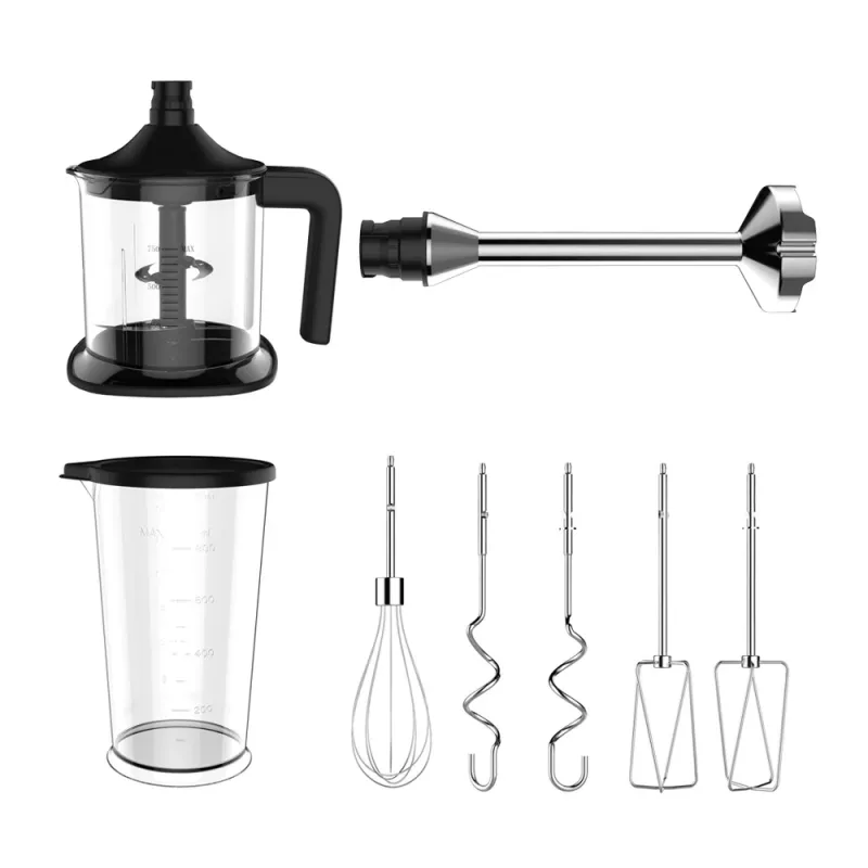 Virtuves kombains Gastroback Design Handmixer Pro melns sudrabains