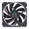 Ventilators Alphacool 12 cm 3000 RPM 7,83 mmH2O Dubultā lodīšu gultnis Melns 120x120x25 mm