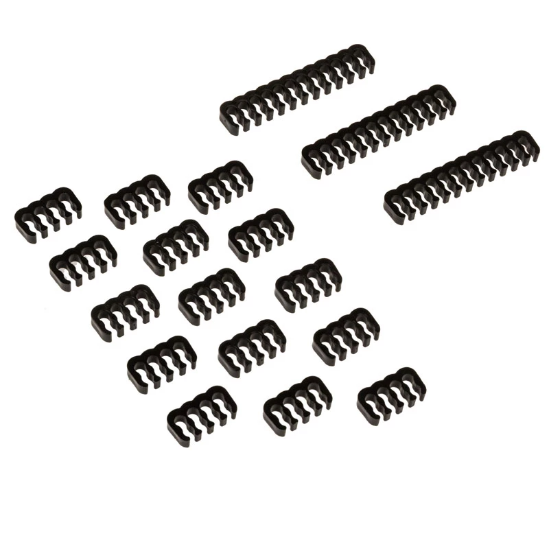Pīto kabeļu pagarinājuma komplekts Kolink Core Adept – 20+4pin, 8pin, 4+4pin, 3×6+2pin; garumi 300–350 mm; PET apvalks; vara vadi