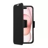 Telefona maciņš SCREENOR Clever Apple iPhone 17 — saderīgs ar MagSafe, eko-āda ar TPU rāmi, melns