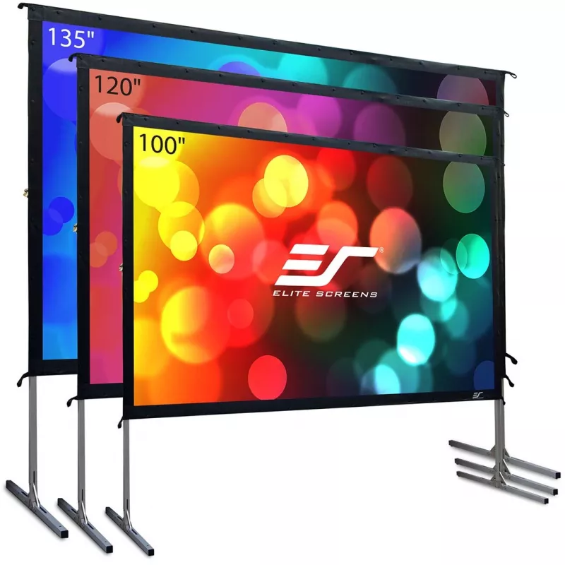 Elite Screens Yard Master 2 - Manuāli - 4,57 m (180 collas) - 3,99 m - 2,24 m - 16:9 - Sudraba - Balts