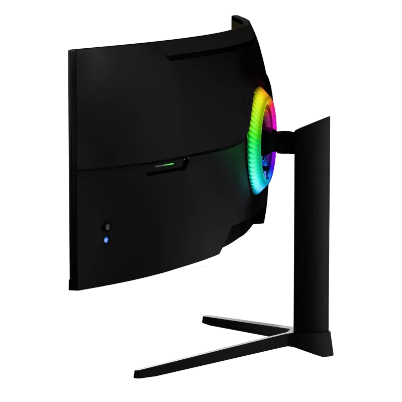 49 collu izliekts LED monitors Arozzi Nova — 5120 x 1440 Dual QHD, VA panelis, 4 ms, USB centrmezgls, VESA