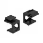 Keystone vāciņš DeLOCK 86739 melns 9.7 mm atvere 4 gab.
