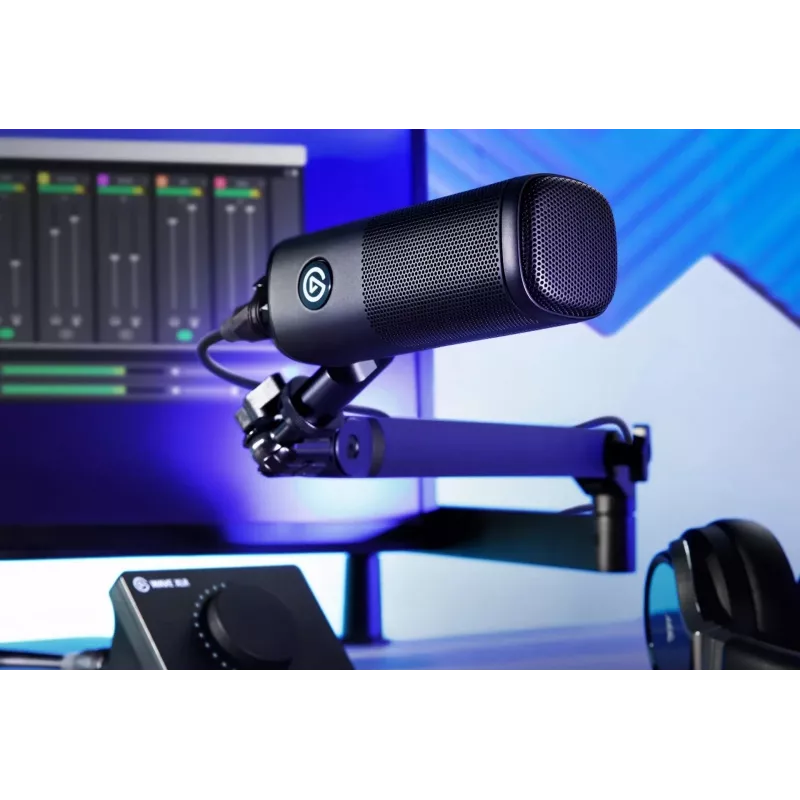 Datora mikrofons Elgato Wave DX melns