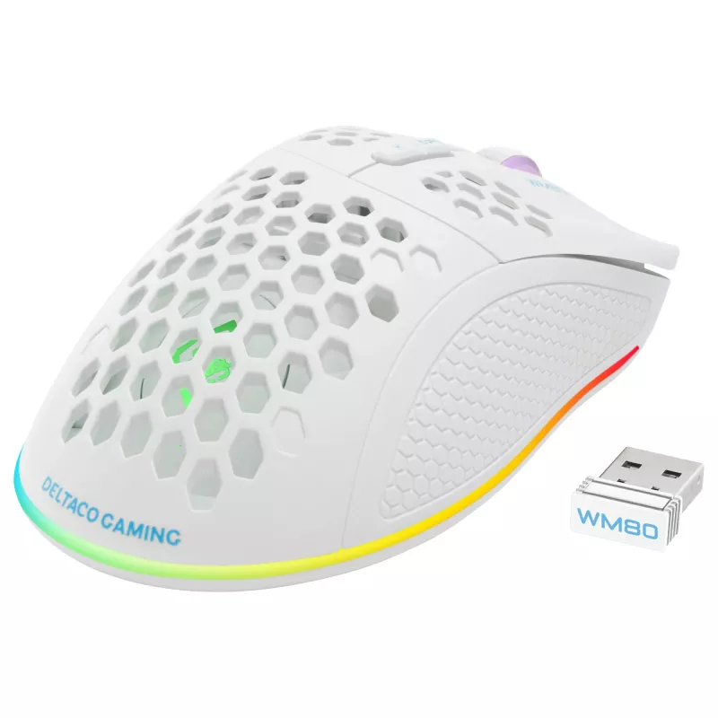 Spēļu pele Deltaco GAM-120-W RF Wireless USB Type-C