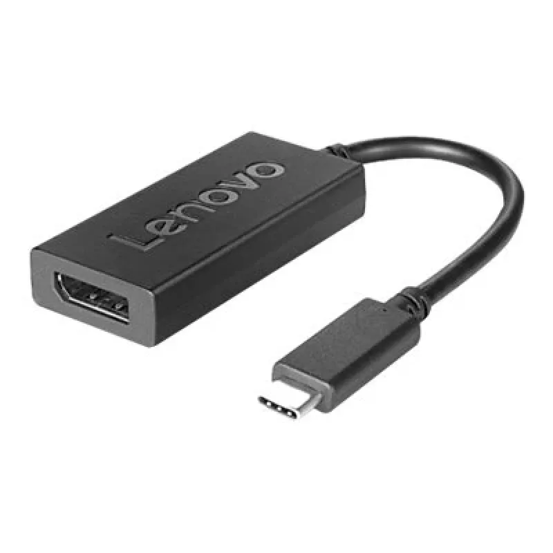 Lenovo 4X90Q93303 video kabeļa adapteris 0,2 m USB Type-C DisplayPort melns