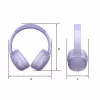 Austiņas MANTA HDP1001PU Rytmo Elegance violeta virsgalvas, vadu, modelis HDP1001PU