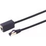 Tīkla kabelis S/CONN 08-44055 Melns 5m Cat8.1 S/FTP RJ-45
