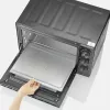 Mini cepeškrāsns SEVERIN TO 2075 — 30 L ietilpība, 1600 W, brīvstāvoša, melna, grila funkcija