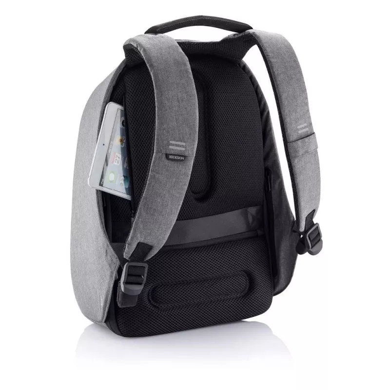 Mugursoma XDDESIGN Bobby Hero Regular — 18 L, antracīta, portatīvajam datoram līdz 32,8 cm (12,9 collām), organizatoru panelis