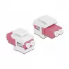 Keystone modulis LC Duplex kontaktligzda uz LC Duplex kontaktligzda DeLOCK 86818