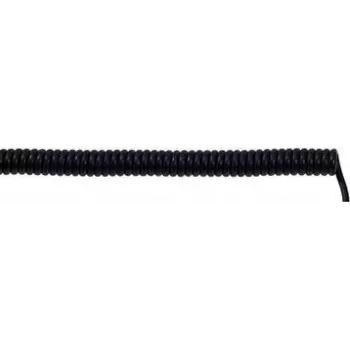 LAPP 73220252 spirālveida kabelis UNITRONIC® SPIRAL 300 mm / 1200 mm 4 x 0,25 mm² Melns 5 gab. (73220252)